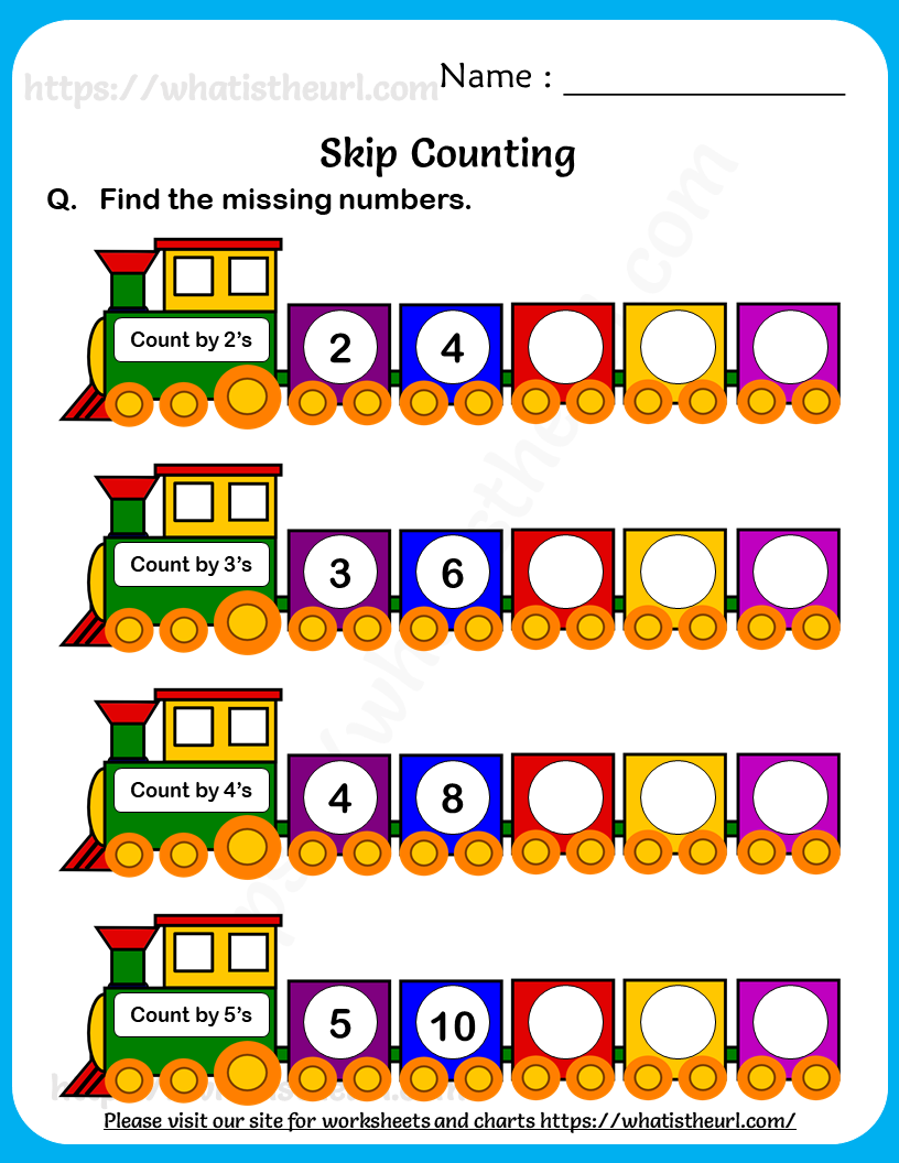 21 Skip Counting By 3 Worksheets Kindergarten