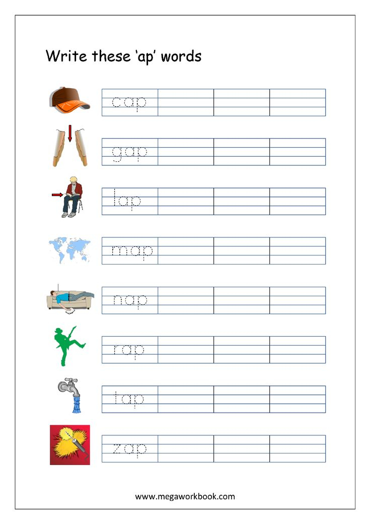 21 Three Letter Words Worksheets Reading Kindergarten