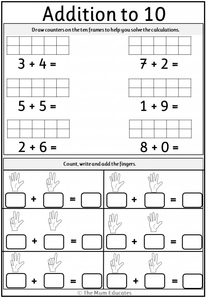 21 Worksheets For Grade 1 Maths Addition