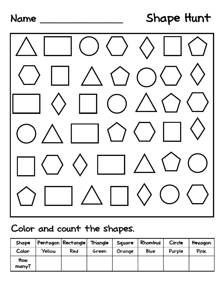 21 Worksheets Ideas For Kindergarten